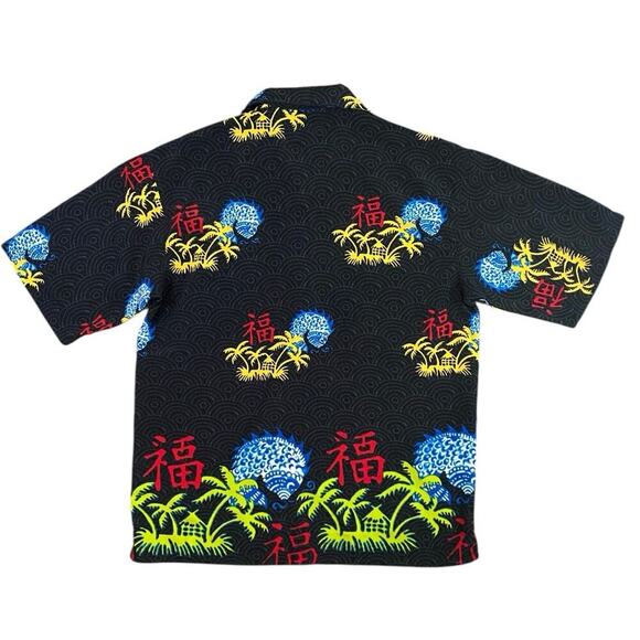 Vintage Y2K Tribal Dragon Button-front Shirt - XL - Picture 3 of 3